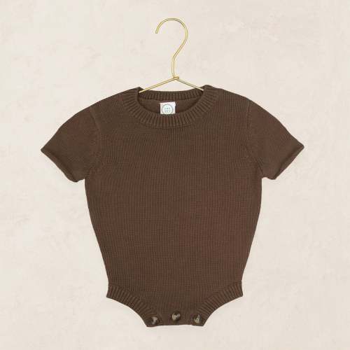 Knit Onesie - Cocoa