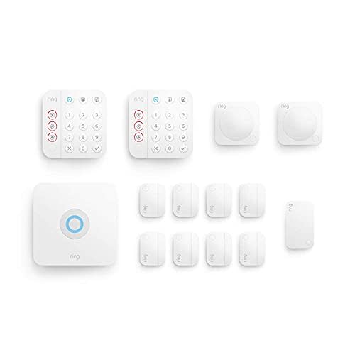Ring Alarm 14-Piece Kit Wireless Smart Home Security System | Expandable | Easy Setup | Mobile App Control | 24/7 Professional Monitoring | Alexa Compatible