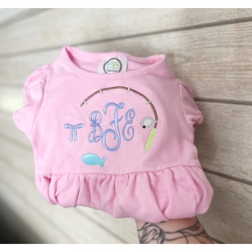 Fishing Monogram Dress