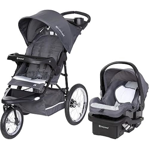 Baby Trend Expedition® Jogger Travel System with EZ-Lift™ Infant Car Seat, Dash Grey