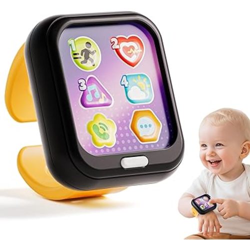 HOLA Toys for 1 Year Old Boys & Girls, 7 Functions Baby Musical Toy Watch, Learning & Travel Baby Toys 6-12-18 Months, Birthday Gift for Boys & Girls Christmas Stocking Stuffers