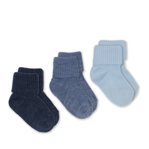 Wool Socks, Baby and Toddler, Blue