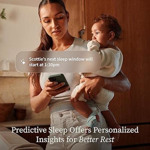 Owlet Dream Sock® - FDA-Cleared Smart Baby Monitor - Track Live Pulse (Heart) Rate, Oxygen in Infants - Receive Notifications - Mint