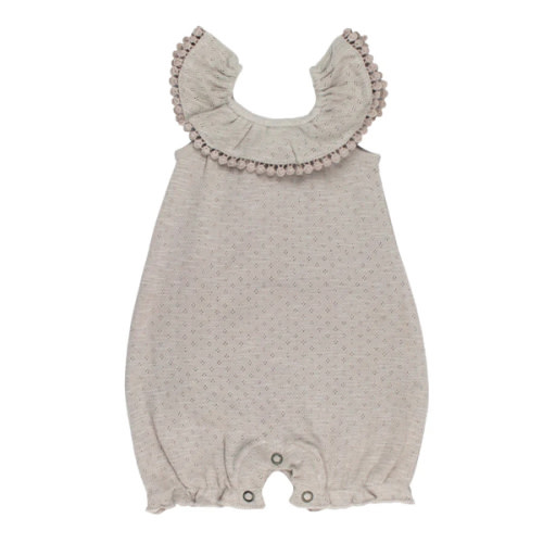 Cloud | Organic Pointelle Bubble Romper – L'ovedbaby