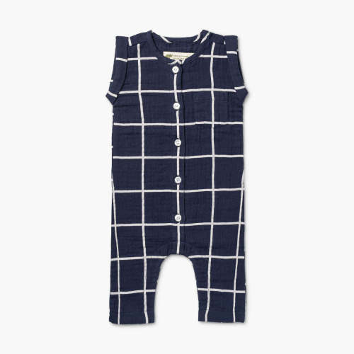Monica + Andy - Gauze Button Romper