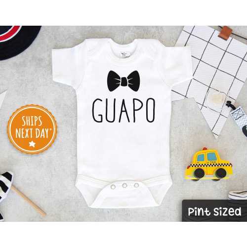 Guapo Baby Onesie® - Cute Spanish Humor Bodysuit - Handsome Baby Onesie®
