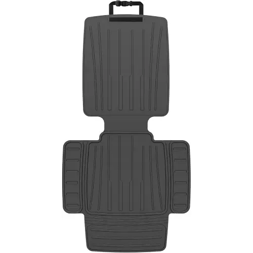 insefocc Car Seat Protector for Child Car Seat，TPE Waterproof & Anti-Slip （No Imprints）,carseat Protector car seat Cover Universal Fit for Baby & Pet Use, BPA-Free（Black -1 PC）
