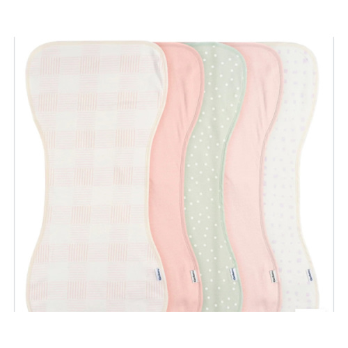 5-Pack Baby Girls Pink Plaid Jersey Burp Cloths – Gerber Childrenswear
