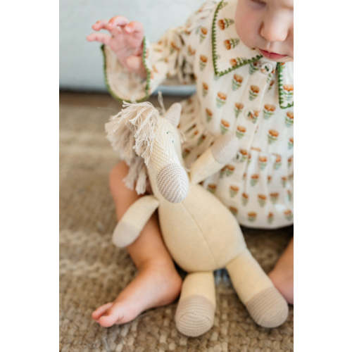 Horse - Organic Knit Stuffed Animal Baby Toy