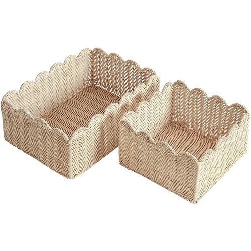 Scalloped Edge Baskets