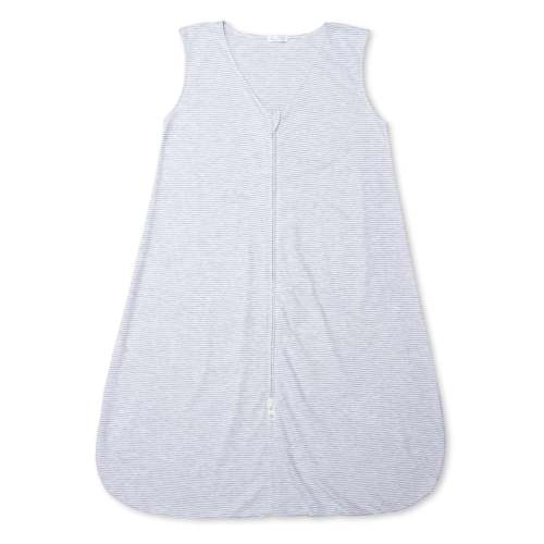 Simple Stripes Silver Wearable Blanket