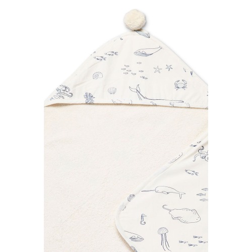 Pehr Life Aquatic Hooded Towel