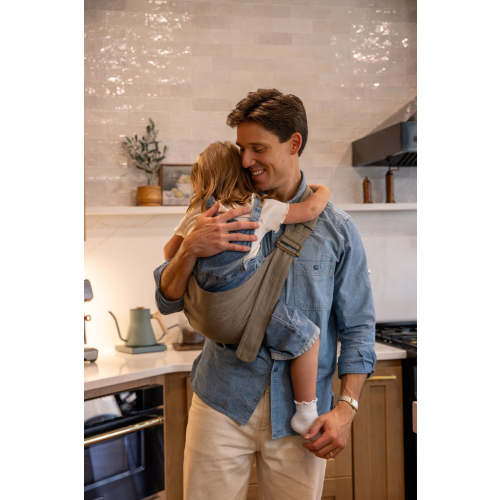 The Monarch Toddler Sling - Charles Herringbone – Mabē