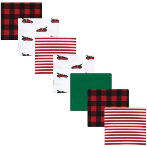 Luvable Friends Little Treasure Flannel Receiving Blankets 7pk