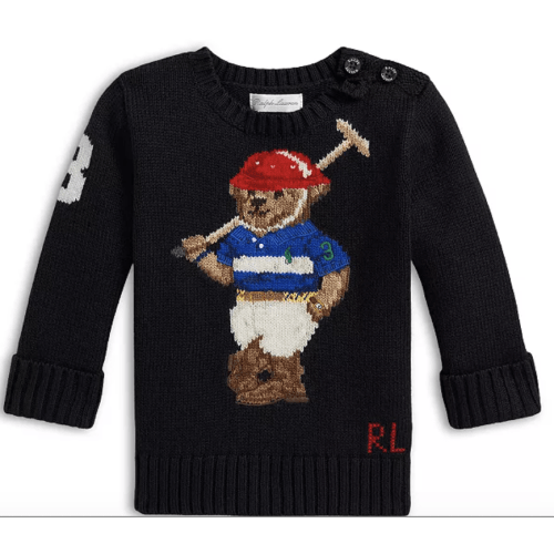 Polo Boys' Polo Bear Crewneck Sweater - Baby