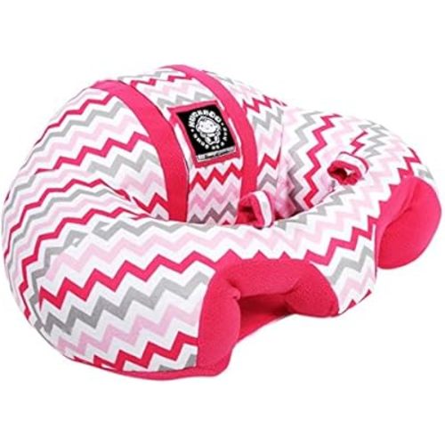 The Original Hugaboo Infant Sitting Chair - Pink Chevron