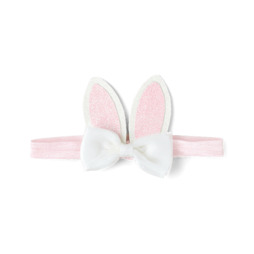 Baby Girls Glitter Bunny Ears Headwrap - Multi