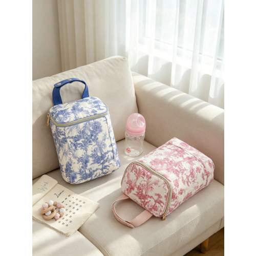 Breastmilk Cooler Bag, Suitable For Moms And Dads, Fits Up To 4 Bottles Up To 9oz, Insulated Bottle Bag With Strap, Breastmilk Storage Bag For Nursing Moms Daycare Use