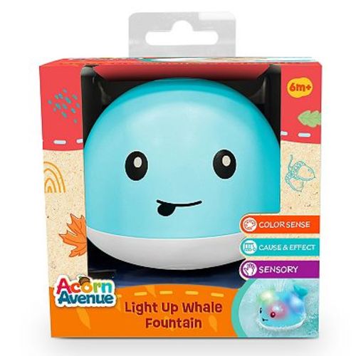 Sunny Days Entertainment Light Up Whale Fountain Baby Bath Toy
