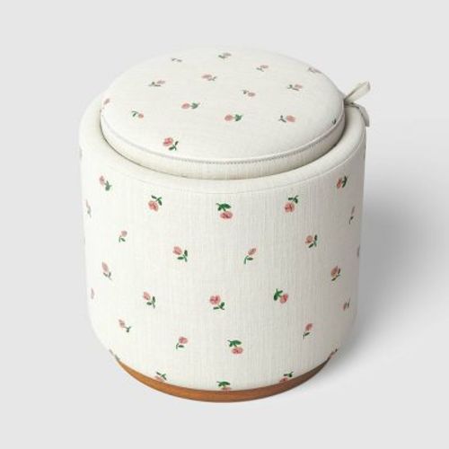 Dorm Storage Ottoman Floral - Room Essentials™
