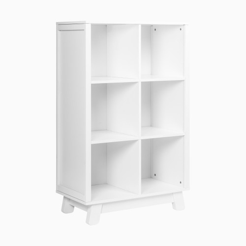 babyletto Hudson Cubby Bookcase - White
