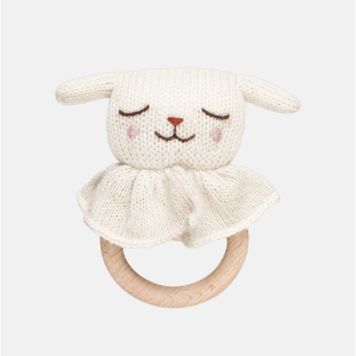 Lamb Teething Ring – Garbo&Friends