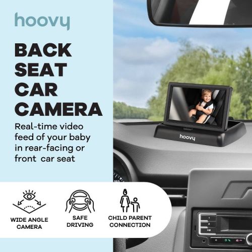 Hoovy Easy To Install Baby Car Camera Monitor with HD Real Time Video