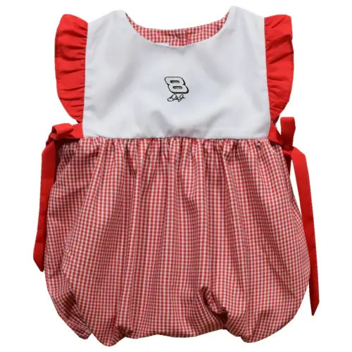 Dale Earnhardt Jr. Vive La Fete Gingham Bubble Dress - Red