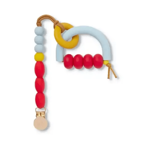 Brands We Love Primary Arch Ring Teether + Clip Set by Janie and Jack