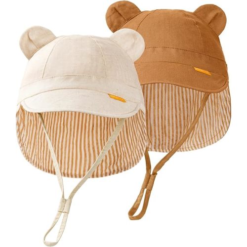 FURTALK Baby Sun Hat UPF 50+ Cute Toddler Bucket Summer Beach Hats for Boys Girls