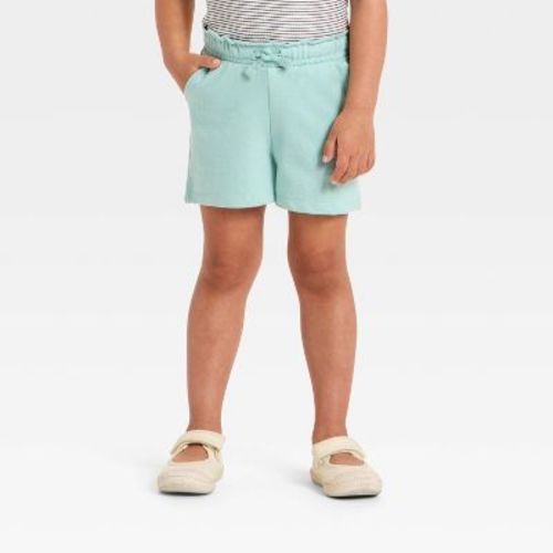 Toddler Girls' Knit Shorts - Cat & Jack™ Mint Green 4T