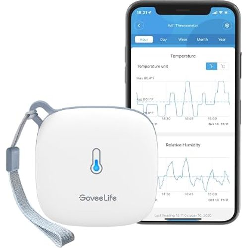 GoveeLife WiFi Thermometer Hygrometer H5179 with App Notification Alert