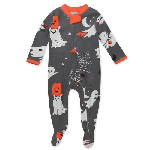 HonestBaby Baby Celebration Sleep & Play Footed One-Piece Pajama Sleeper 100% Organic Cotton