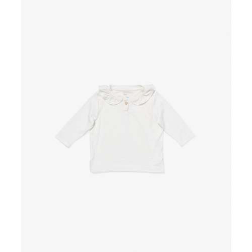 Hen Baby Shirt, Vanilla Piping