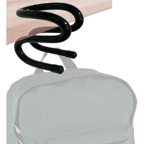 Pmsanzay Portable Desk Mount Bag Holder, Black, 10 lb Capacity Handbag Hook Hanger