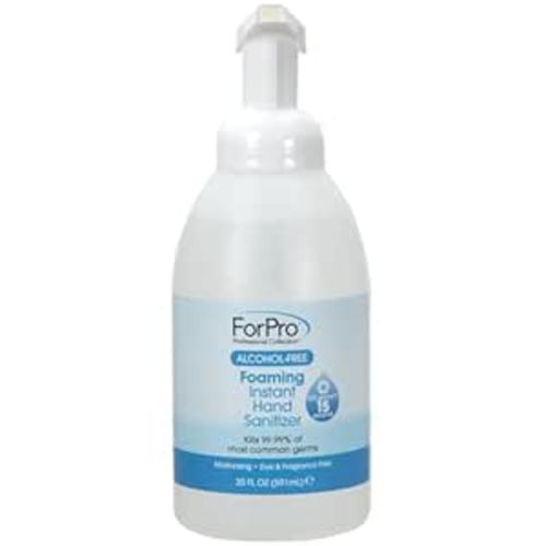 ForPro Professional Collection Alcohol-Free Foaming Instant Hand Sanitizer, Moisturizing, Dye and Fragrance Free Sanitizer, 20 Fl Oz