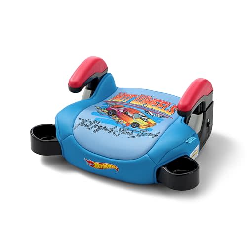 Graco TurboBooster 2.0 Backless Booster Car Seat, Hot Wheels, Travel Booster Seat for Children Ages 4-10, Weight 40-100 Pounds and Height up to 57 Inches