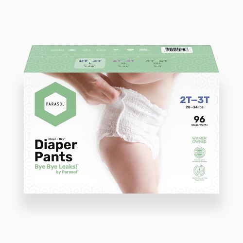 Parasol Pull-ups Training Diapers, Size 4 (2T-3T), 96 Count