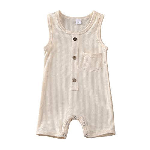 iddolaka Newborn Summer Baby Boy Girl Rompers Bodysuit Jumpsuit Playsuit One Piece Outfit Clothes