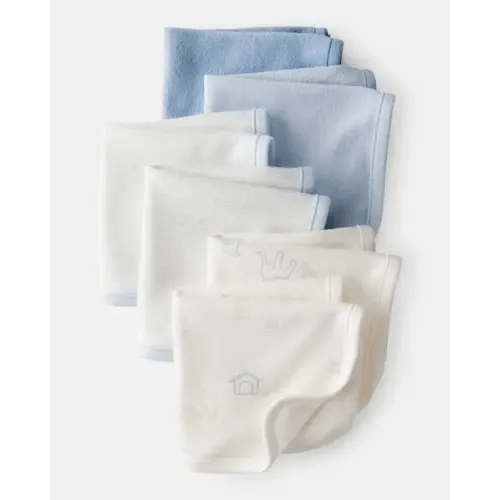 Baby Washcloths (6 pack)- Blue | Carter's