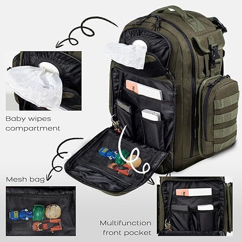 Dad Diaper Bag - Jungle Green