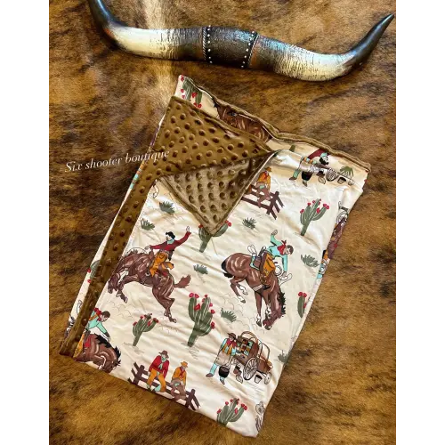 Ranchy baby Minky blanket
