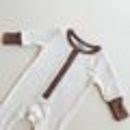 Waffle Romper - Cream