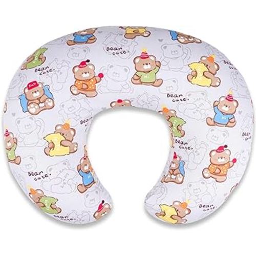 Baby Nursing Pillow for Breastfeeding, Adjustable Breast Feeding Pillow for Bottle Feeding, Breastfeeding Essentials for Mom and Baby Healthier Nursing, Bobby Pillow for Newborn,Removable Cotton Cover