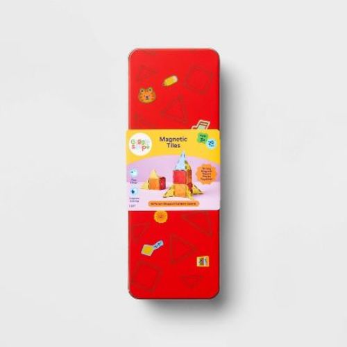 Magnetic Tiles Red Tin - Gigglescape™