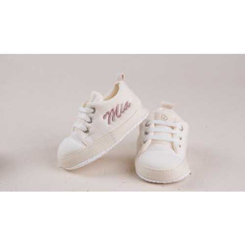 Custom Name Baby Booties, Personalized Newborn Shoes, Baby Shower Gift, Keepsake