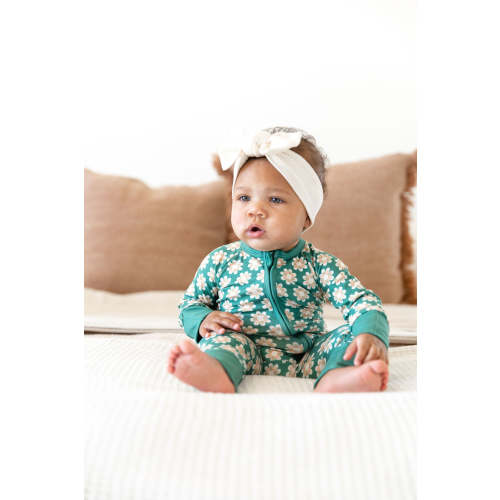 GREEN DAISY | ZIPPER ONE PIECE