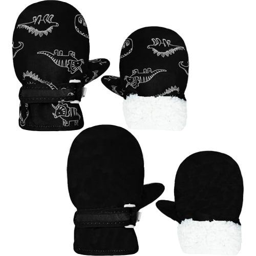 ENBAOHUI Baby Gloves Toddler Snow Glove Waterproof Mittens Fleece Lined Winter Warm Kids Snow Infant Ski Mitten