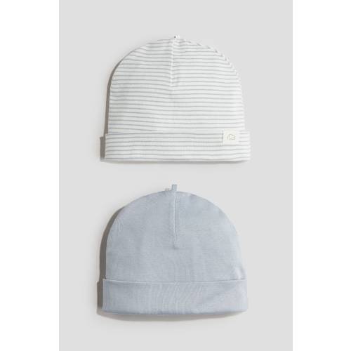 2-PACK COTTON BEANIES