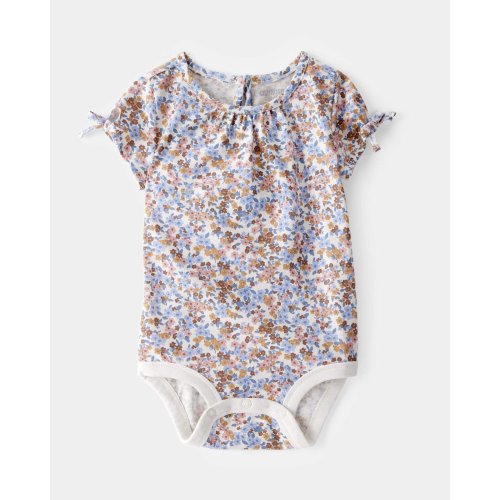 Baby Floral Short-Sleeve Bodysuit - OshKosh | Carter's